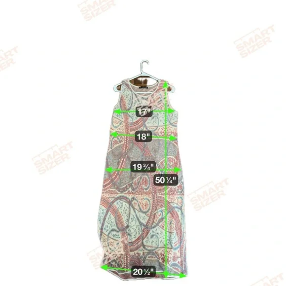 Peruvian Connection paisley jacquard %100 pima cotton slip dress - Picture 7 of 7